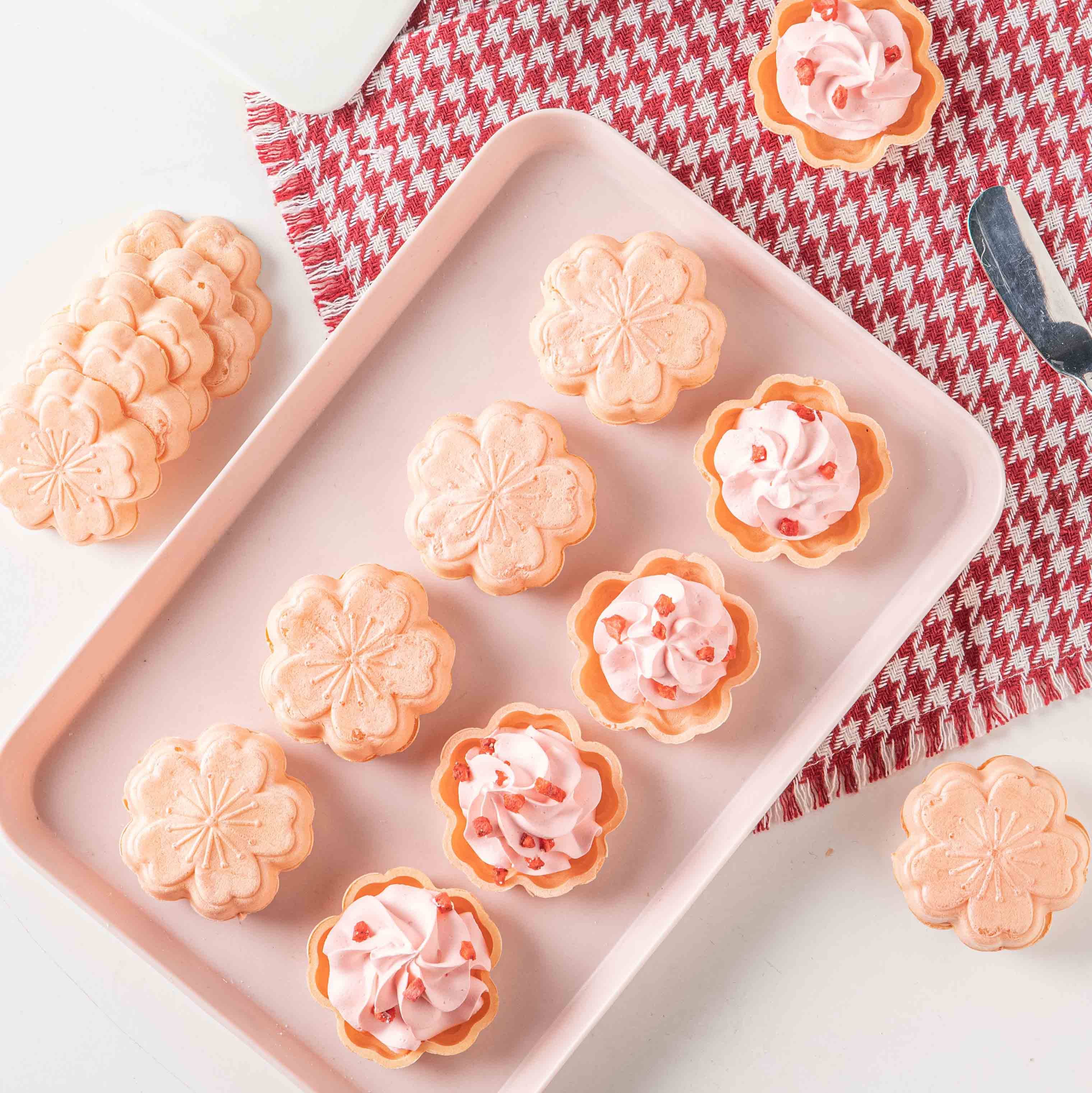 糯米船网红樱花形糯米船饼壳零食防风林焦糖杏仁片半成品烘焙材料,粮油调味/速食/干货/烘焙,其他烘焙半成品,淘宝优惠券,粉丝福利购,淘宝优惠卷