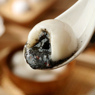 宁波黑芝麻汤圆馅料批发正宗家用糯米小丸子圆芋圆多口味水果龙珠