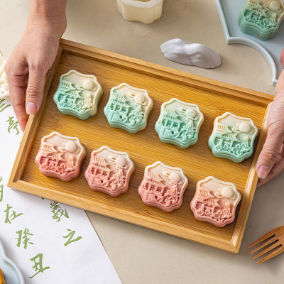 新款月饼模具绿豆糕广式月饼