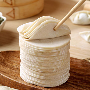 饺子皮半成品新鲜手工蒸饺东北原味炸煎冷冻超薄馄饨云吞抄手家用