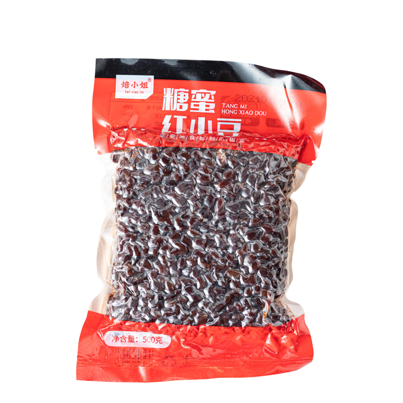 焙小姐红豆蜜豆馅料奶茶店专用开袋即食