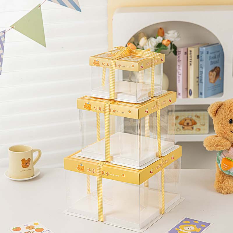 生日蛋糕包装空盒子6六8八寸透明盖单独一次性创意单双三层带底托,节庆用品/礼品,糖盒/糖盒配件,淘宝优惠券,粉丝福利购,淘宝优惠卷