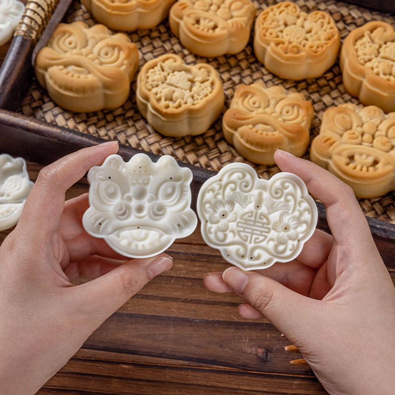 月饼模具2023新款冰皮压花商用