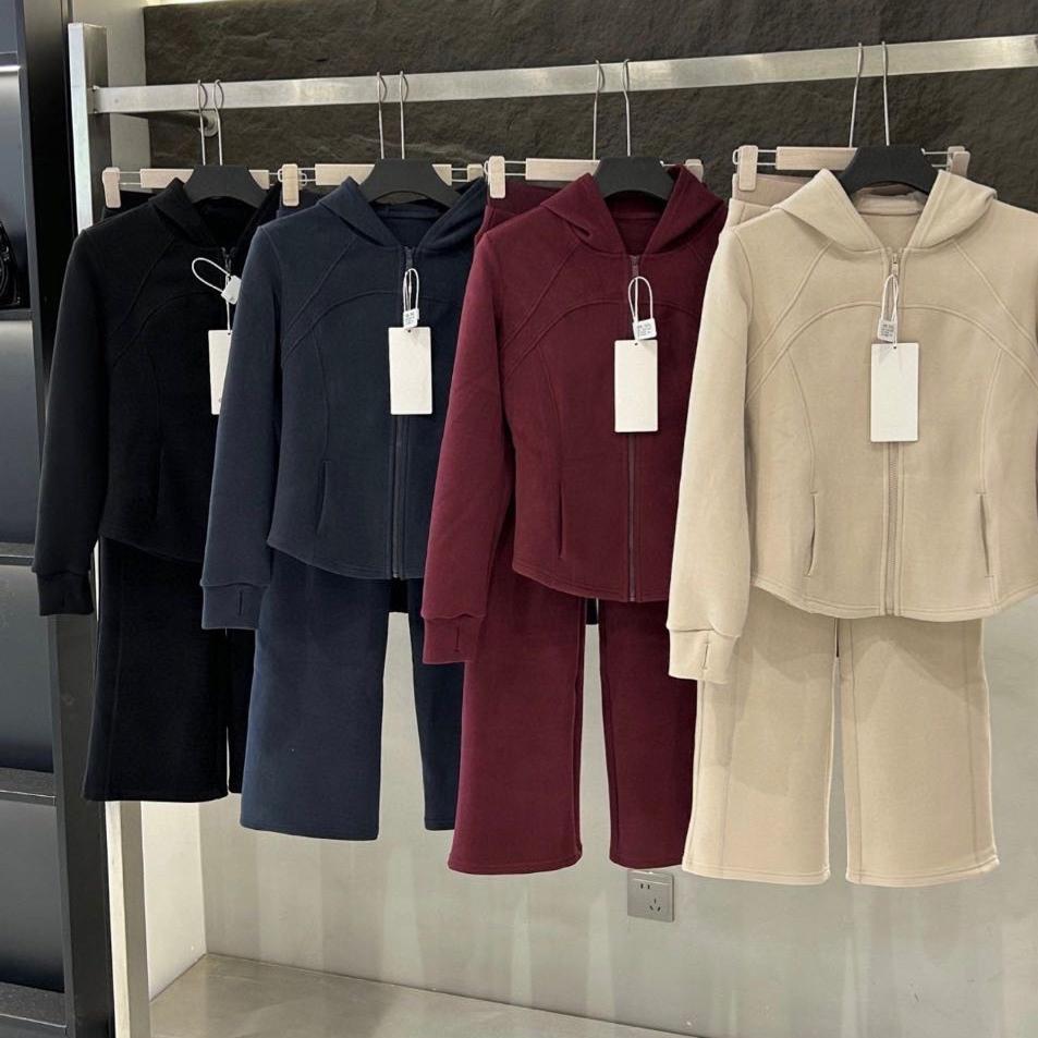 桑坡同款两件套加绒加厚显瘦防风