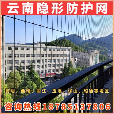 云南昆明曲靖玉溪保山丽江昭通大理学校酒店等工程隐形防护网安装