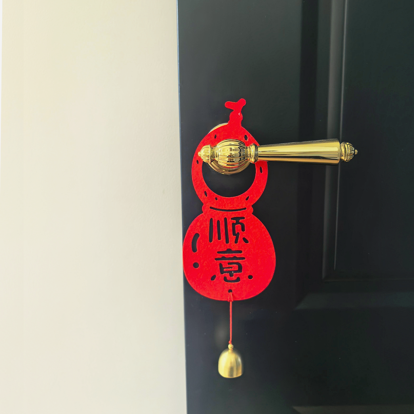 新年门把手装饰品挂件