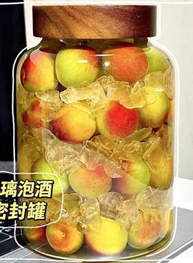 玻璃泡酒密封罐食品级透明防潮