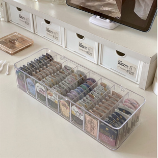 美瞳收纳盒日抛隐形眼镜柜大容量整理置物架多副透明分装便携盒子
