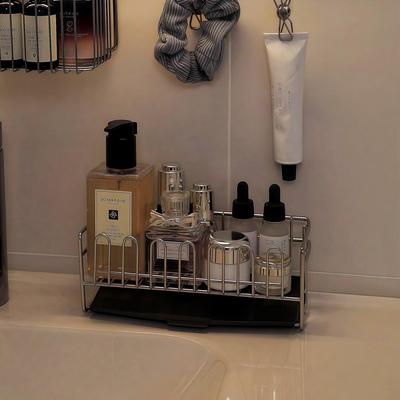 洗漱台不锈钢多层收纳架