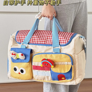 便携外出短途旅行包大容量轻便瑜伽包多功能单肩斜挎包行李收纳包