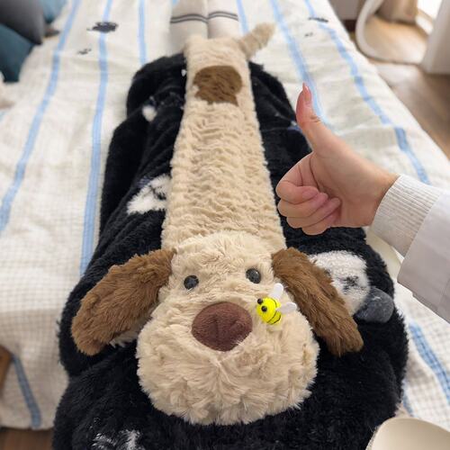 加长毛绒注水热水袋暖宫暖腹