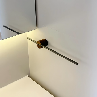 胡桃木吸盘毛巾架浴巾置物架