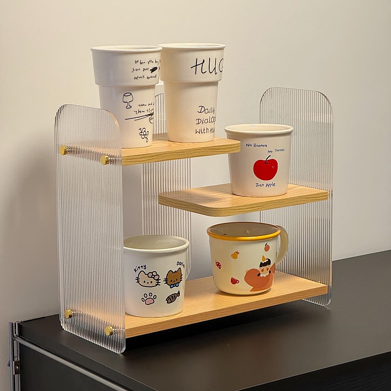 桌面亚克力杯子置物架