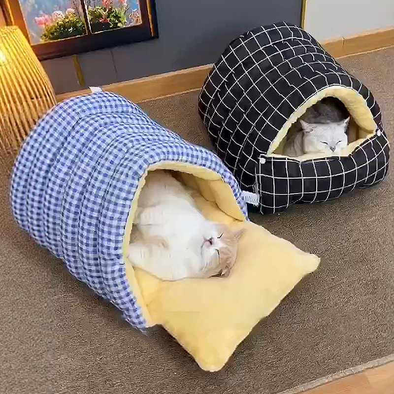 封闭冬日加厚保暖猫窝