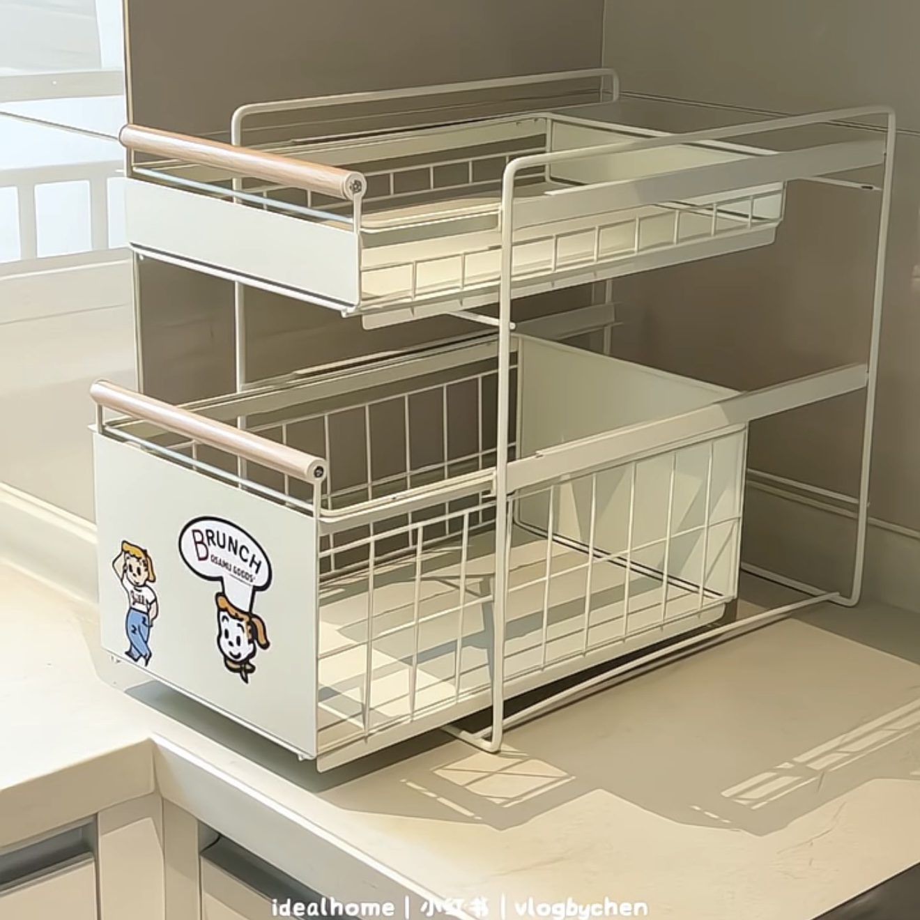 厨房下水槽置物架台面