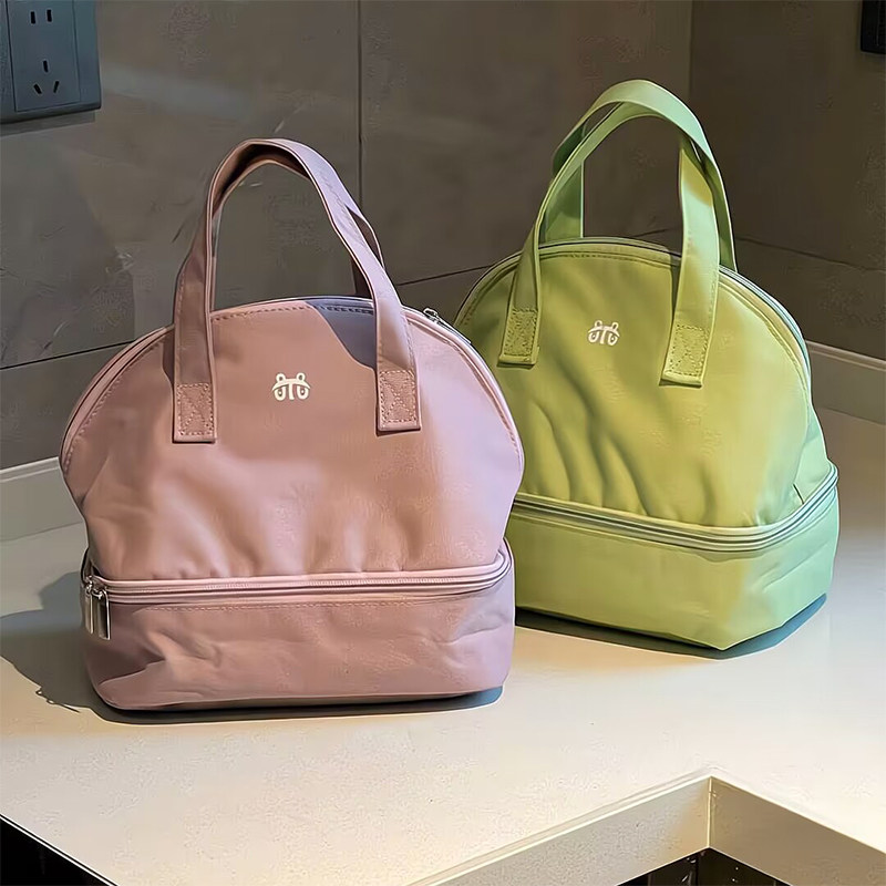 饭盒手提袋大容量早餐包加厚双层保温袋上班族便携通勤餐包便当袋,收纳整理,饭盒袋,淘宝优惠券,粉丝福利购,淘宝优惠卷