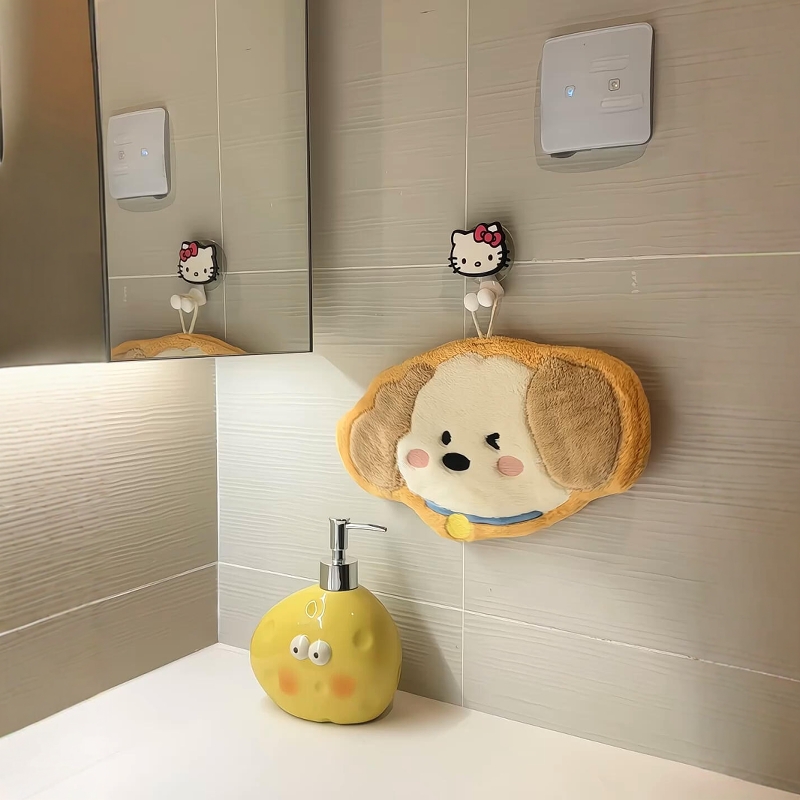 狗狗不掉毛珊瑚绒擦手帕