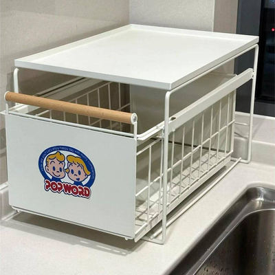 厨房下水槽置物架台面