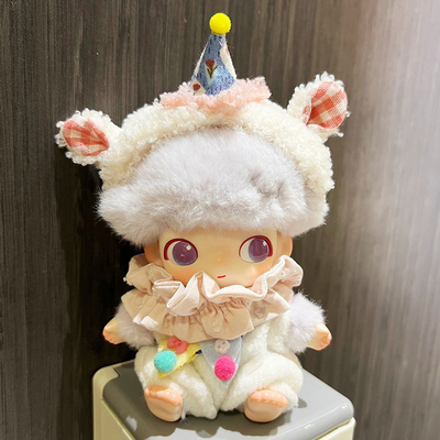 dimoo娃衣新生日记系列泡泡玛特盲盒搪胶毛绒挂件衣服套装配饰
