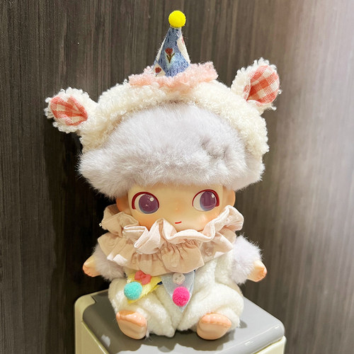 dimoo娃衣新生日记系列泡泡玛特盲盒搪胶毛绒挂件衣服套装配饰