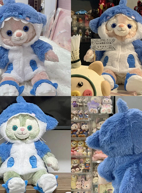 网红爆款鲨鱼衣服迪士尼玲娜贝儿着替S码杰拉托尼小猫咪娃衣套装