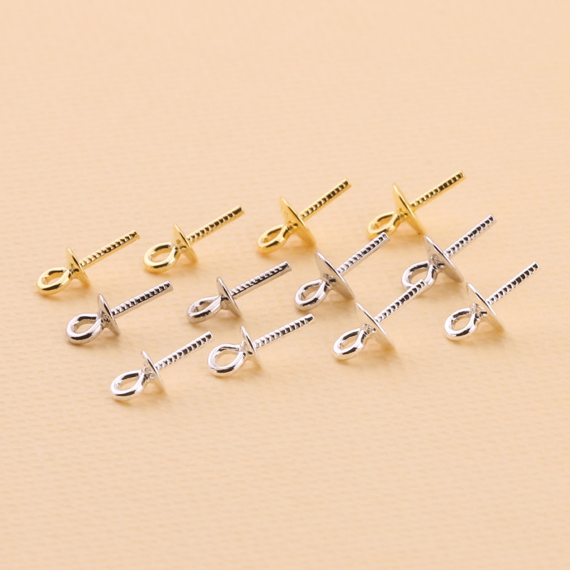 DIY ACCESSORIES S  PEARL PENDANT EARRINGS EXTENDED PLUS BEAD BEAD CAP CONNECTOR SEMI-FINISHED EMPTY SUPPORT