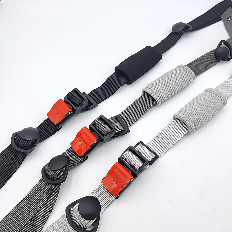 春夏季电动车头盔通用下巴带配件小贝壳四节扣成套固定带子