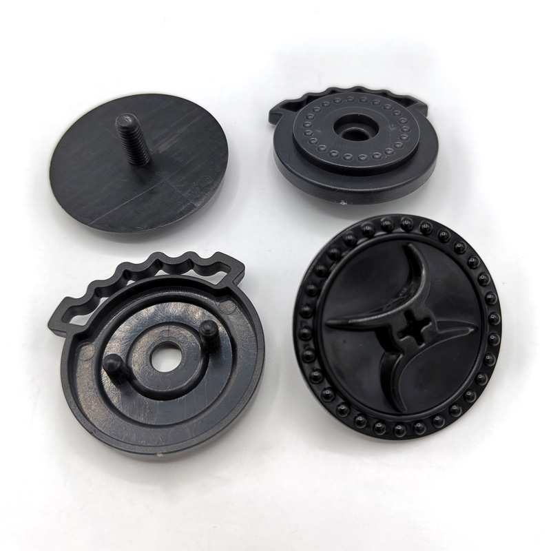 适配QCF头盔镜座镜片螺丝旋钮装饰盖耳朵安装限位底座配件通用