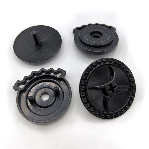 适配QCF头盔镜座镜片螺丝旋钮装饰盖耳朵安装限位底座配件通用