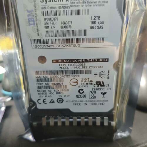 可维修IBM 00AD076 00AD079 IBM 1.2T S议价