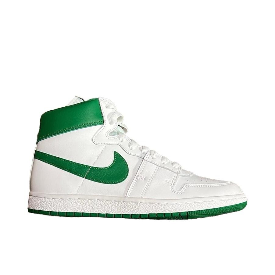 Nike男子皮质白绿复古高帮休运动休闲鞋