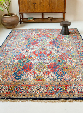 毯游记 伊朗Sarugh进口手工羊毛地毯客厅美式欧式波斯18735