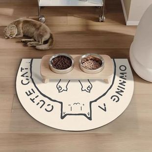 通用猫碗垫 宠物猫咪餐垫吸水防滑防溅宠物尿垫家用宠物围栏垫四季