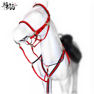 马匹装备TPU胸带低头革二合一多功能胸带PVC马笼头水勒缰绳马术