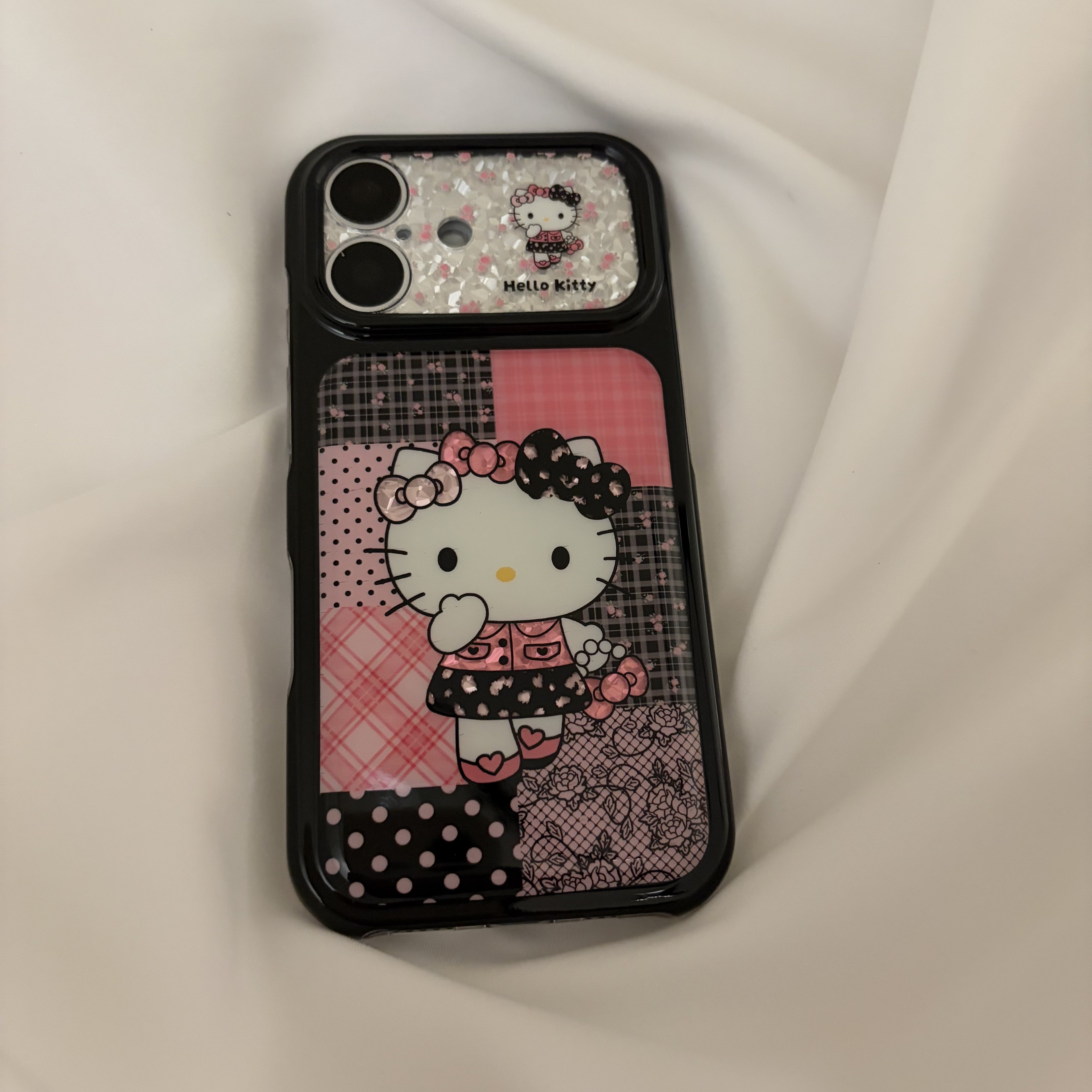 油桃日记卡通猫咪哥特17适用18pro苹果17ProMax手机壳iPhone16Promax全包15新款保护套15pro