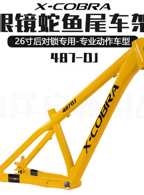 X-COBRA 眼镜蛇DJ-487 单速专业级动作土坡车架泵道飞坡AM飞包