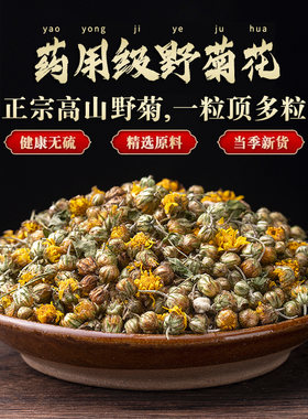 野生菊花正宗高山小朵野菊花茶中药材胎菊500克特级药用苦菊花茶
