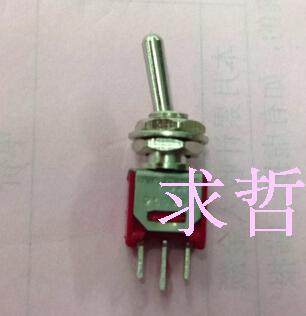 4mm微型钮子开关超小型二档三脚