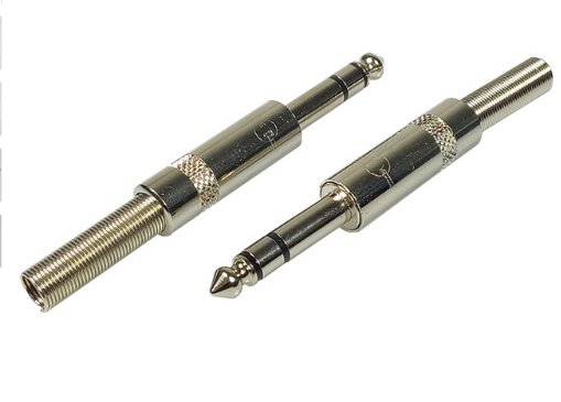 6.35MM大三芯 麦克风接头 6.5音频接头 6.3话筒插头 立体声