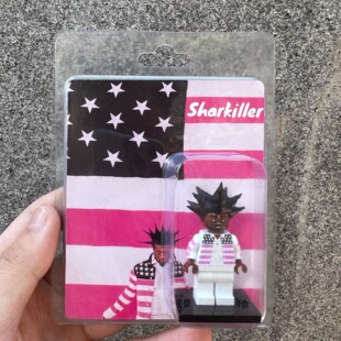 Pink Lil Uzi Vert积木 积木挂件钥匙扣Sharkiller积木 Tape