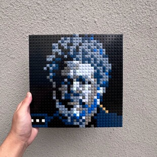 The Weeknd积木《Dawn FM》积木盆栽哥黎明电台Sharkiller积木