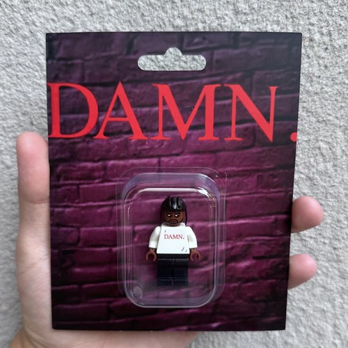 Kendrick Lamar积木挂件《DAMN.》积木KDot积木Sharkiller积木