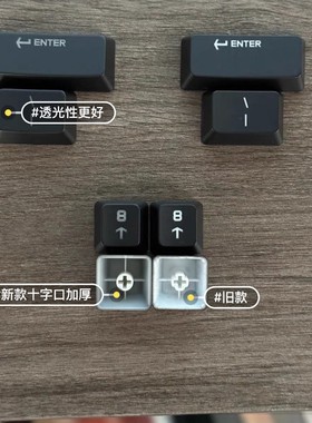 加厚版G610键帽透光性更佳