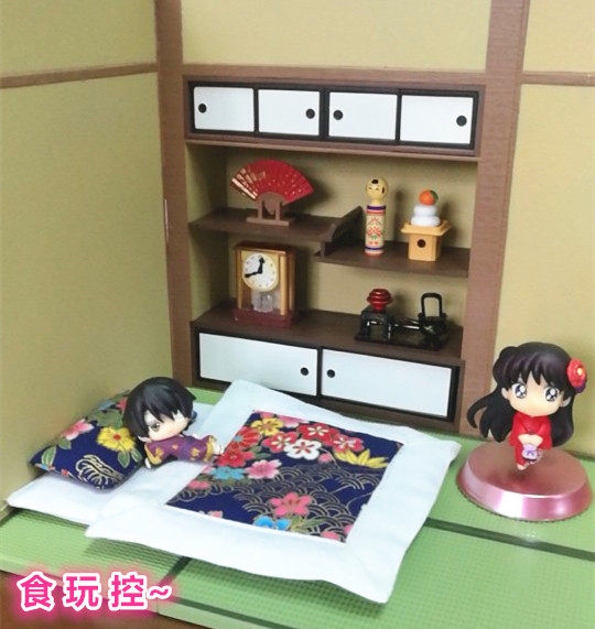 日本和室微缩模型娃娃屋森林家族森贝儿 榻榻米日式床品 满百包邮