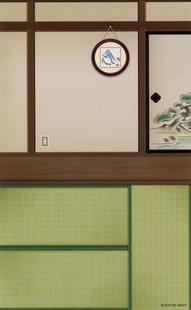 包邮 日本食玩正版 纸质背景 ment 现货满百 和室和风日式