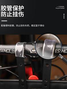 可手提可折叠自行车滑板车电动车车篮承重力强折叠方便操作简单