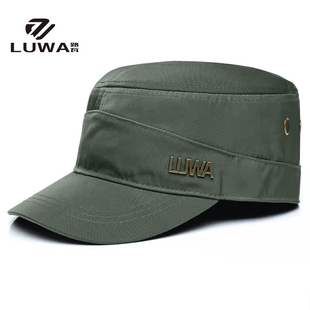 帽子男韩版加绒保暖潮人平顶帽中老年男士秋冬帽大头围爸爸休闲帽