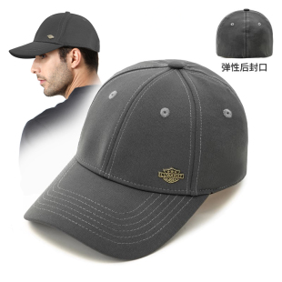 全封口棒球帽男款大头围夏季正品快干鸭舌帽水洗不褪色春秋防辐射