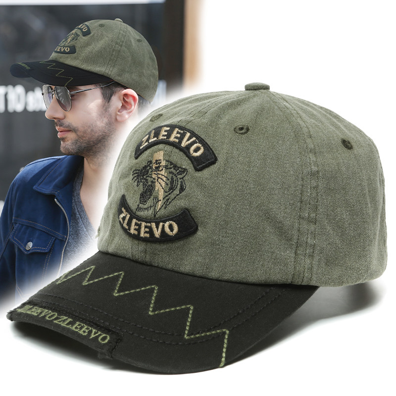 时尚拼接棒球帽男韩版ins潮帽酷帅软顶柔软鸭舌帽休闲太阳帽百搭