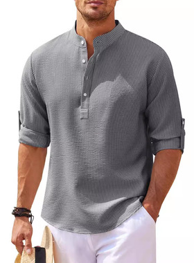 Shirt Shirts For Clothes Men Formal Long Sleeve White 男衬衫